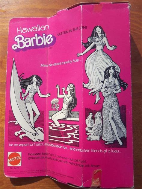 Vintage 1975 Mattel Hawaiian Barbie Doll 7470 1802400041