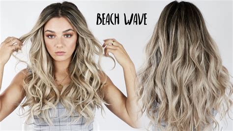 Wavy Beach Hair Tutorial