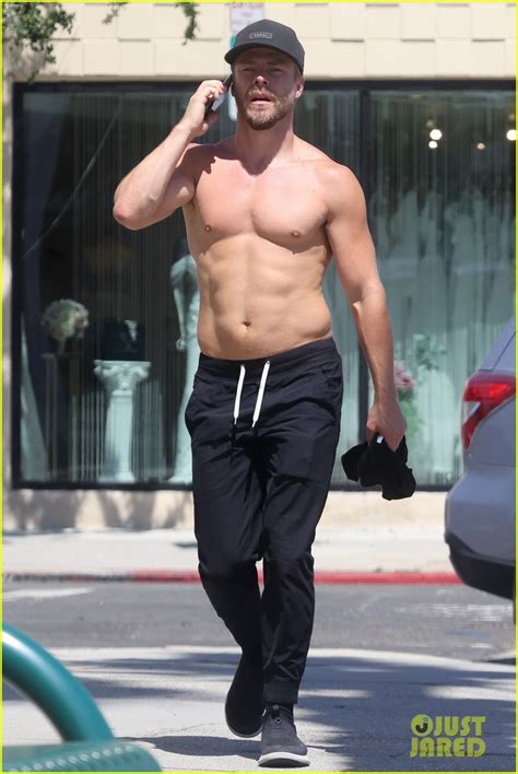 Derek Hough Looks Ripped While Going Shirtless After His Saturday