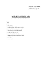 Frida Kahlo Contra El Mito Docsity