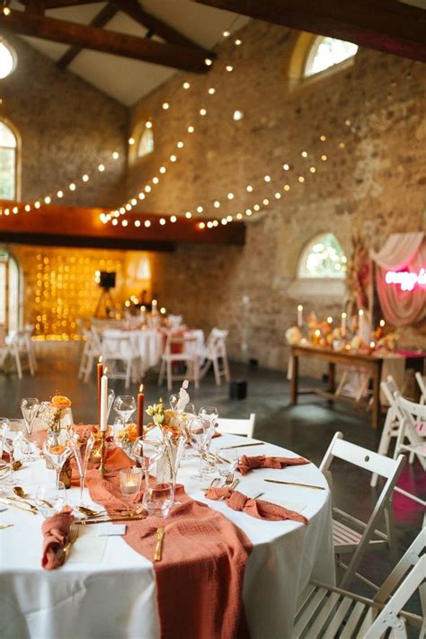 Table Invit S Color E Et Terracotta Wedding D Co Mariage Orange