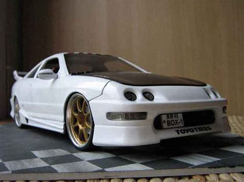 Diecast Model Cars Honda Integra Type R 1 18 Hot Wheels Type R Jdm White Uk