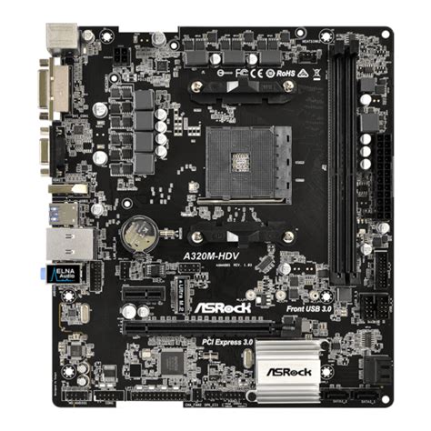 Asrock A320m Hd Motherboard User Manual Manualslib