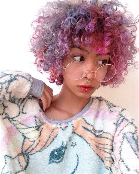 Wildsassybabe On Instagram Cabelos Cacheados Coloridos Cabelo