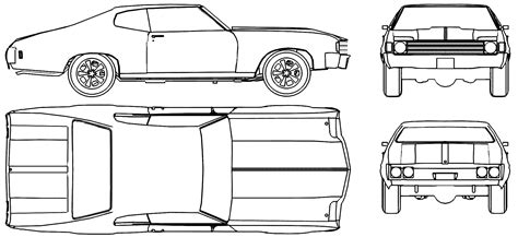 Blueprints Chevy Chevelle Chevrolet Chevelle Sports Coupe Chevelle