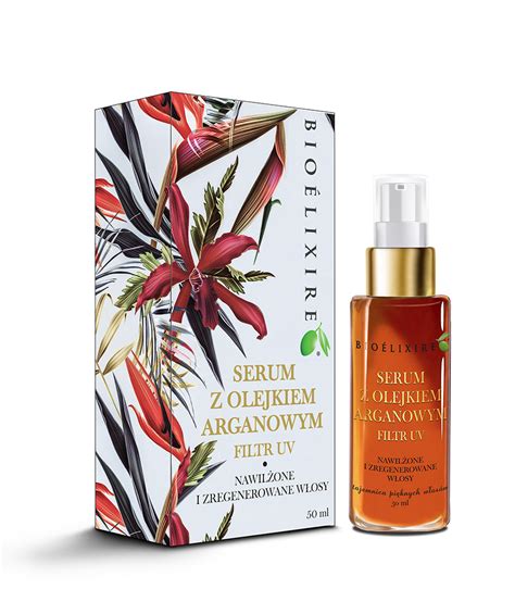 Bioelixire Argan Oil Serum Do W Os W Z Olejkiem Arganowym Filtr Uv