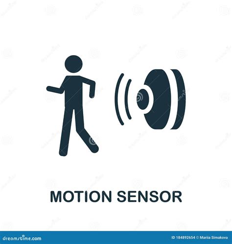 Icono Del Sensor De Movimiento Elemento Simple De La Colección De