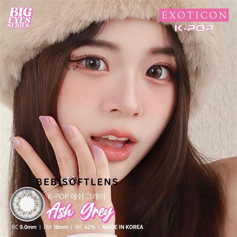 Jual Bisa COD Softlens DARLING NEW BEIGE Grey K POP NEW DIA 16mm