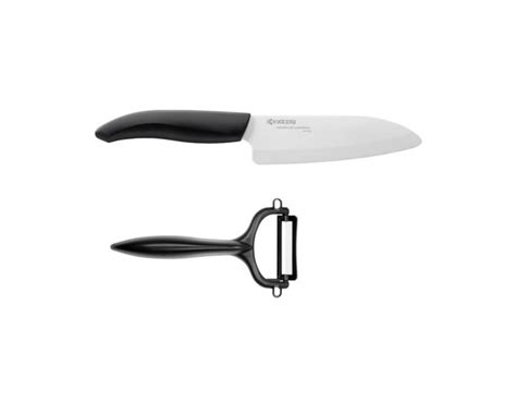 Zestaw nóż Santoku i obieraczka Kyocera Gen 14 cm sklep Chef Shop