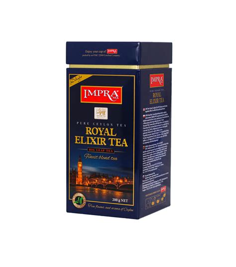 Impra Royal Elixir Delight Black Tea Op Big Leaf G Impra Tea