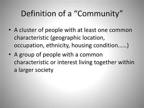 What Is A Short Definition Of Community at Mario Smith blog