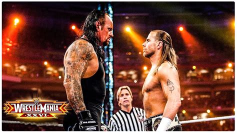 HBK Shawn Michael Vs The Undertaker Rematch One Last Time YouTube