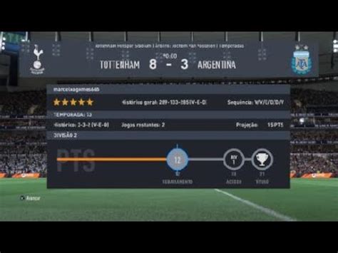 FIFA 22 Tottenham 8 x 3 Argentina Melhores Momentos no Módulo