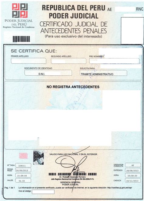¿cómo sacar certificado de antecedentes penales en perú por internet infobae