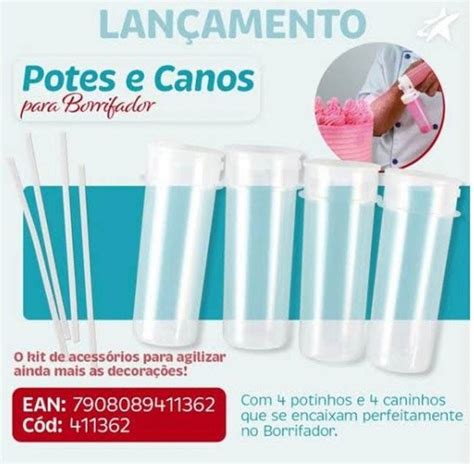 Kit Potes E Canos Para Borrifador Elo7 Produtos Especiais