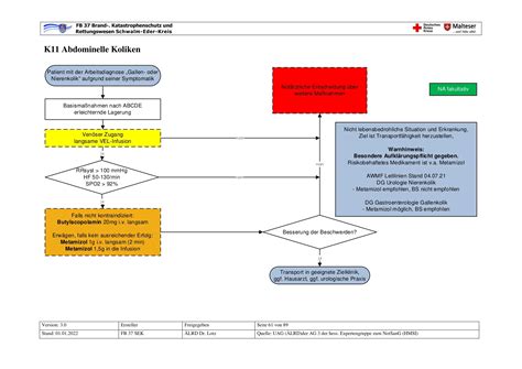 Abdominelle Koliken Algorithmen Sop Easy