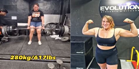 Lucy Underdown Sets New Personal Record With 280 Kg 6173 Lb Four Rep