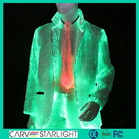 2017 Luminous Fiber Optic Mens Jacket Led Illuminated Groom Wedding Man Suit Buy Groom Wedding