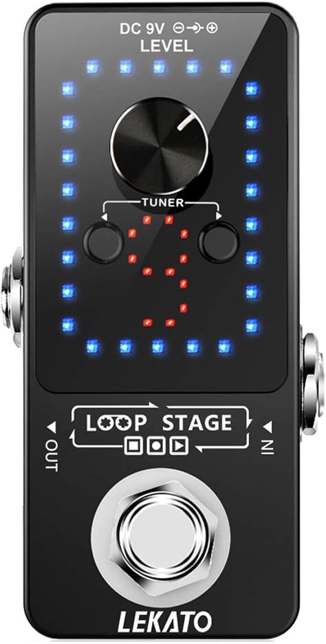 Lekato Loop Station Guitar Effect Pedal Bass Looper Unlimited Overdubs