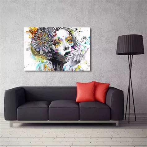 Cuadro Decorativo PlimShop Tela Canvas Abstracto MercadoLibre