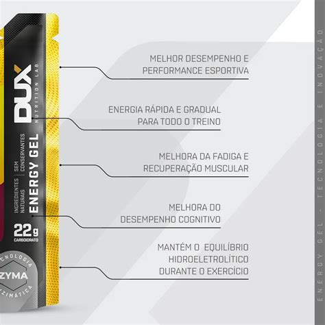 Energy Gel 10 Unidades DUX