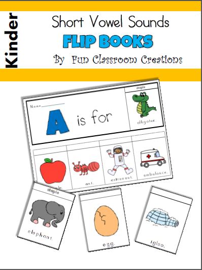 Short Vowel Sounds Flip Book Freebie Short Vowel Sounds Themeloader