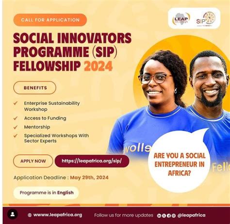 Leap Africa Social Innovators Program 2024 For African Entrepreneurs