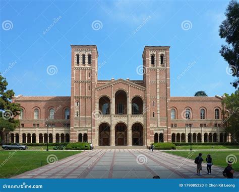 Exterior View Of Royce Hall Ucla Editorial Image Image Of Angeles