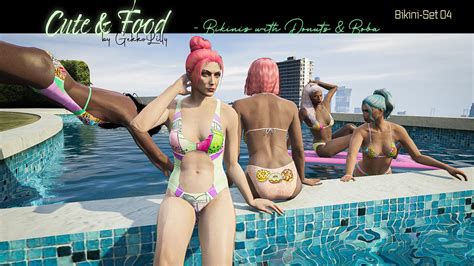 Cute Food Bikini For MP Female GTA5 Mods