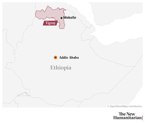 Ethiopia Map  The New Humanitarian