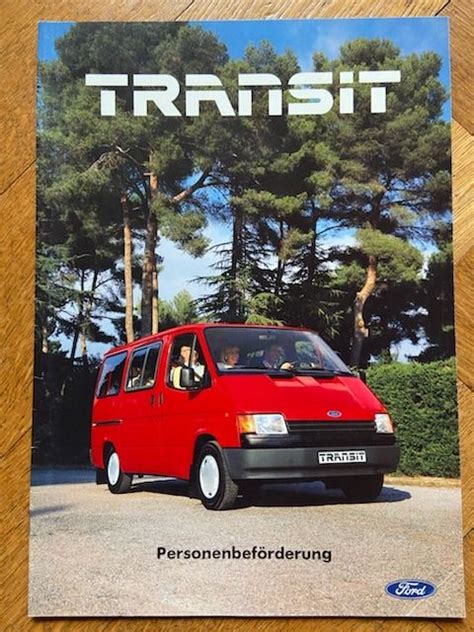 Ford Transit Prospekt 1989 Dt Schweiz Brochure Catalogue Kaufen