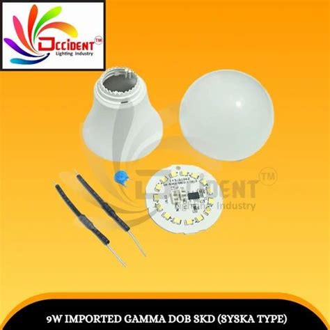 W B Gamma Dob Led Bulb Raw Material Aluminium At Rs Piece In