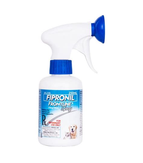 Fipronil Frontline Flea & Tick Treatment 250ml Dog/Cat Spray - Pet ...