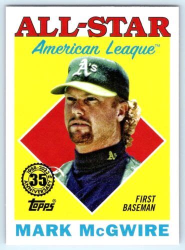 2023 Topps 88AS 33 Mark McGwire 1988 Topps Baseball 35th Anniversary