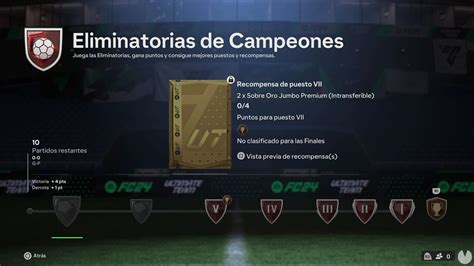 Ea Sports Fc Recompensas Ut Champions Cu Ndo Se Dan Y Rangos