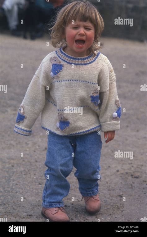 little girl having a tantrum and crying Stock Photo - Alamy