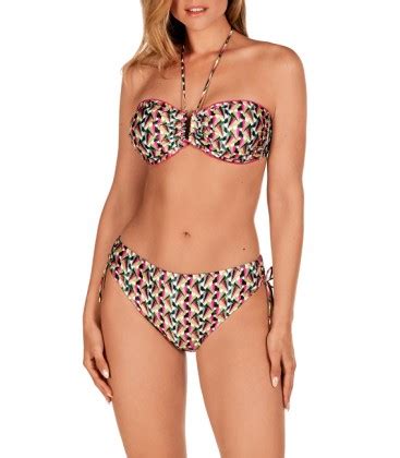 Bikini Capacidad Con Aros Interiores Atado Al Cuello Dolores Cortes