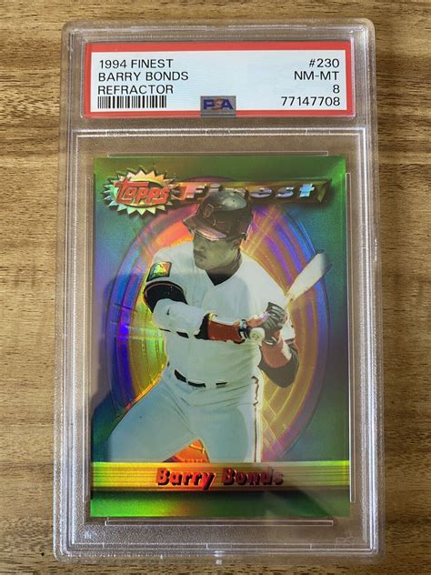 1994 Topps Finest Refractor 230 Barry Bonds For Sale Online EBay