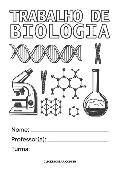 Capa De Trabalho De Biologia