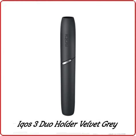 Buy Iqos Duo Holder Velvet Grey Uae Best Heets Vape Shop In Uae