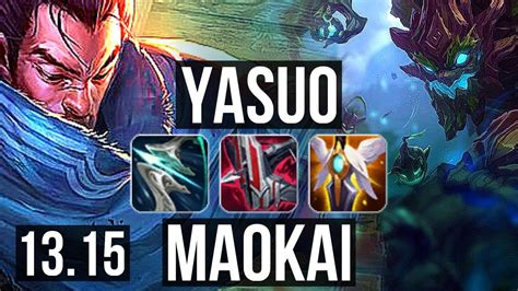 Yasuo Vs Maokai Top M Mastery Legendary Tr Master