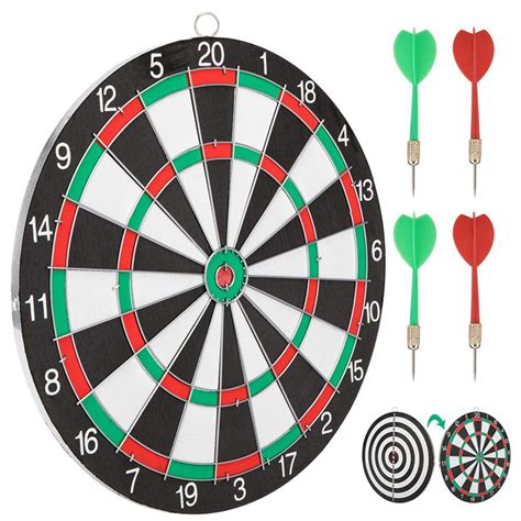 Hangable Double Sided Dart Board With Darts 12 15 BuyBuy Lk