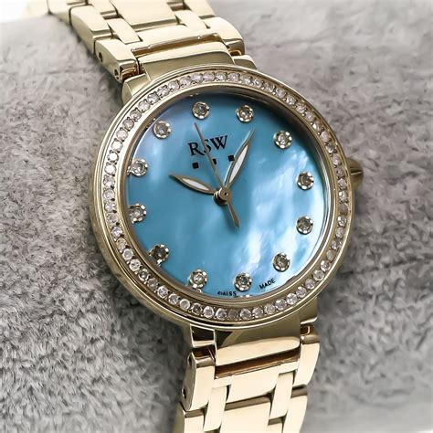 Rsw Swiss Diamond Watch No Reserve Price Rswl150 Gg Dd 9a Women