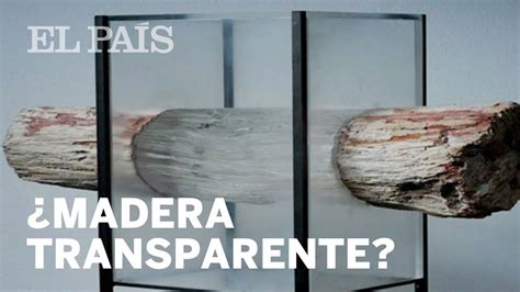 Así se consigue la MADERA TRANSPARENTE YouTube