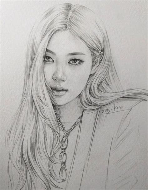 Blackpinkfanart Ros Fanart Rosefanart Rosesketch Ros Blackpink