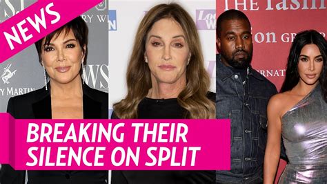 Kris Jenner And Caitlyn Jenner Break Their Silence On Kim Kardashian And Kanye West’s Divorce