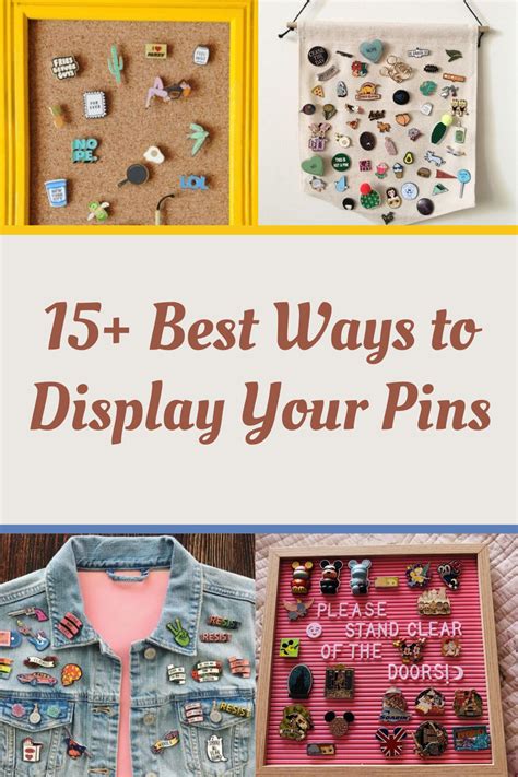 15 Best Ways To Display Your Pins Pin Collection Display Diy Pin