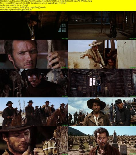 The Good The Bad And The Ugly 1966 REMASTERED 720p BluRay X264 AAC