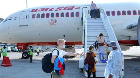 Air Indias First Repatriation Flight Takes Off From Uae Indians