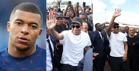 Mbappe Visits Cameroon, Father’s Native Home, And Fans Did Not Disappoint